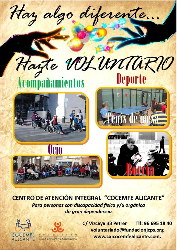 Cartel Voluntariado CAI Cartel Voluntariado CAI
